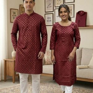 ✨ Panjabi Three Piece Couple Set ✨