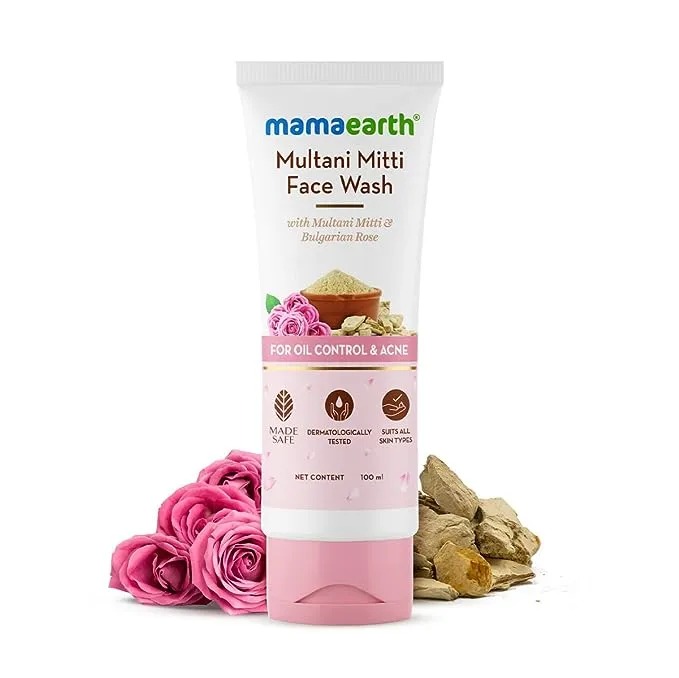 MAMAEARTH Multani Mitti Face Wash – 100ml