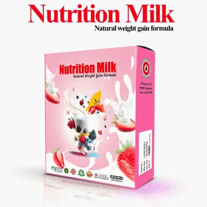 Nutrition Milk Weight Gain Formula – Strawberry & Mixed Fruits Flavor (30 Sachets) - Image 3