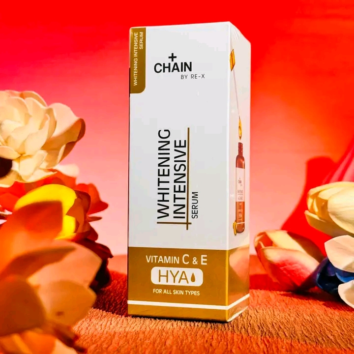 Chain By Re-X Whitening Intensive Serum – Radiant Glow in 30ml - Image 2