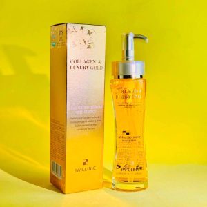 3W Clinic Collagen & Luxury Gold Essence – Revitalizing Comfort for Radiant Skin