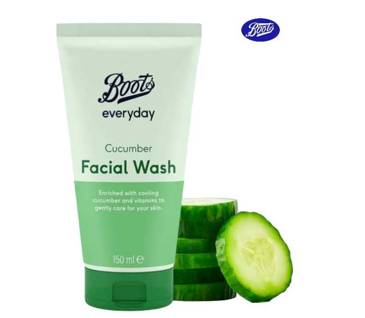 Boots Essentials Cucumber Facial Wash – Gentle Daily Cleanser