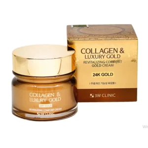✨ 3W Clinic Collagen & Luxury Gold Revitalizing Comfort Moisture 24K Gold Cream ✨