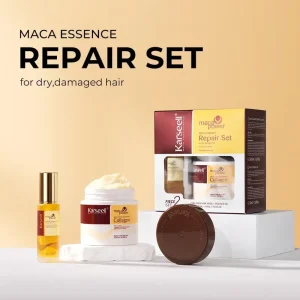 Karseell Collagen Maca Essence Repair Set – Hair Mask & Hair Oil Combo