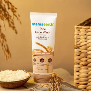 ✨ Mamaearth Rice Face Wash – For Glass Skin