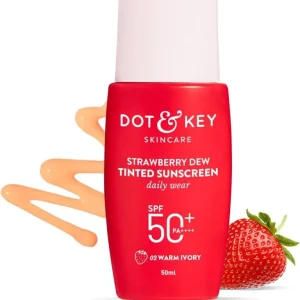 🌸 Dot & Key Strawberry Dew Tinted Sunscreen 50ml 🌸