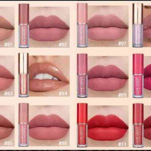 Handiyan Lipstick 12 Pcs Set – Matte & Long Lasting Lip Collection