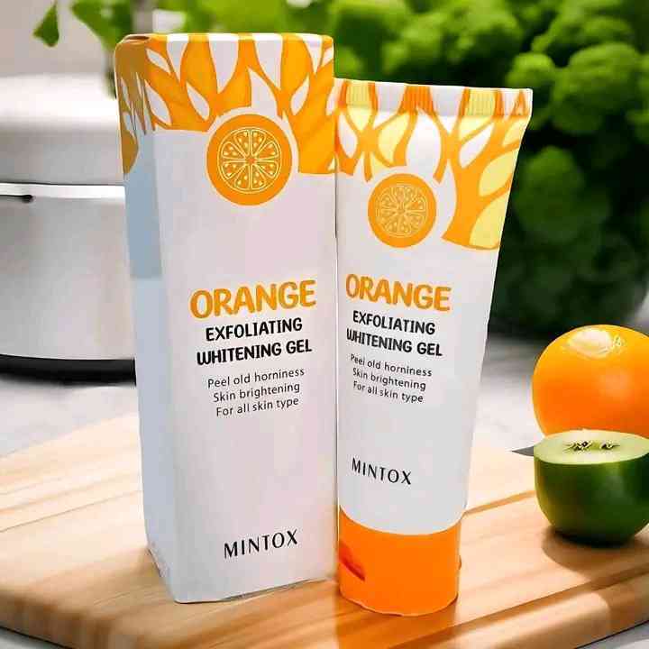 MINTOX Orange Exfoliating Whitening Gel – Natural Brightening & Spot Remover - Image 3