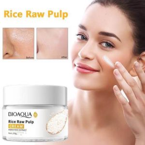 BIOAQUA Rice Raw Pulp Face Cream – Moisturizing & Anti-Wrinkle Care 50gm