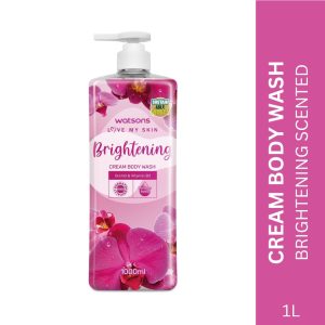 WATSONS Brightening Cream Body Wash – 1L | Malaysia