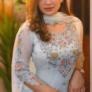 Premium Sada Bahar Four Piece – Pakistani Design Embroidery & Sequence Work