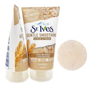 St. Ives Gentle Smoothing Oatmeal Scrub & Mask – 2 in 1 Care