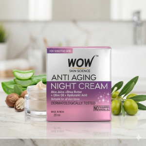 WOW Skin Science Anti Aging Night Cream – 20ml Natural Actives
