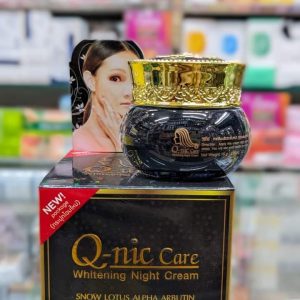 Q-nic Care Whitening Night Cream – Thailand, 25g