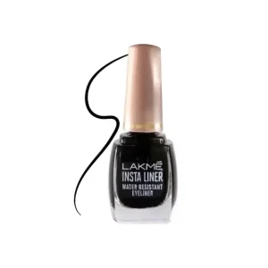 Lakme Insta Eye Liner – 9ml Black Semi Matte Finish