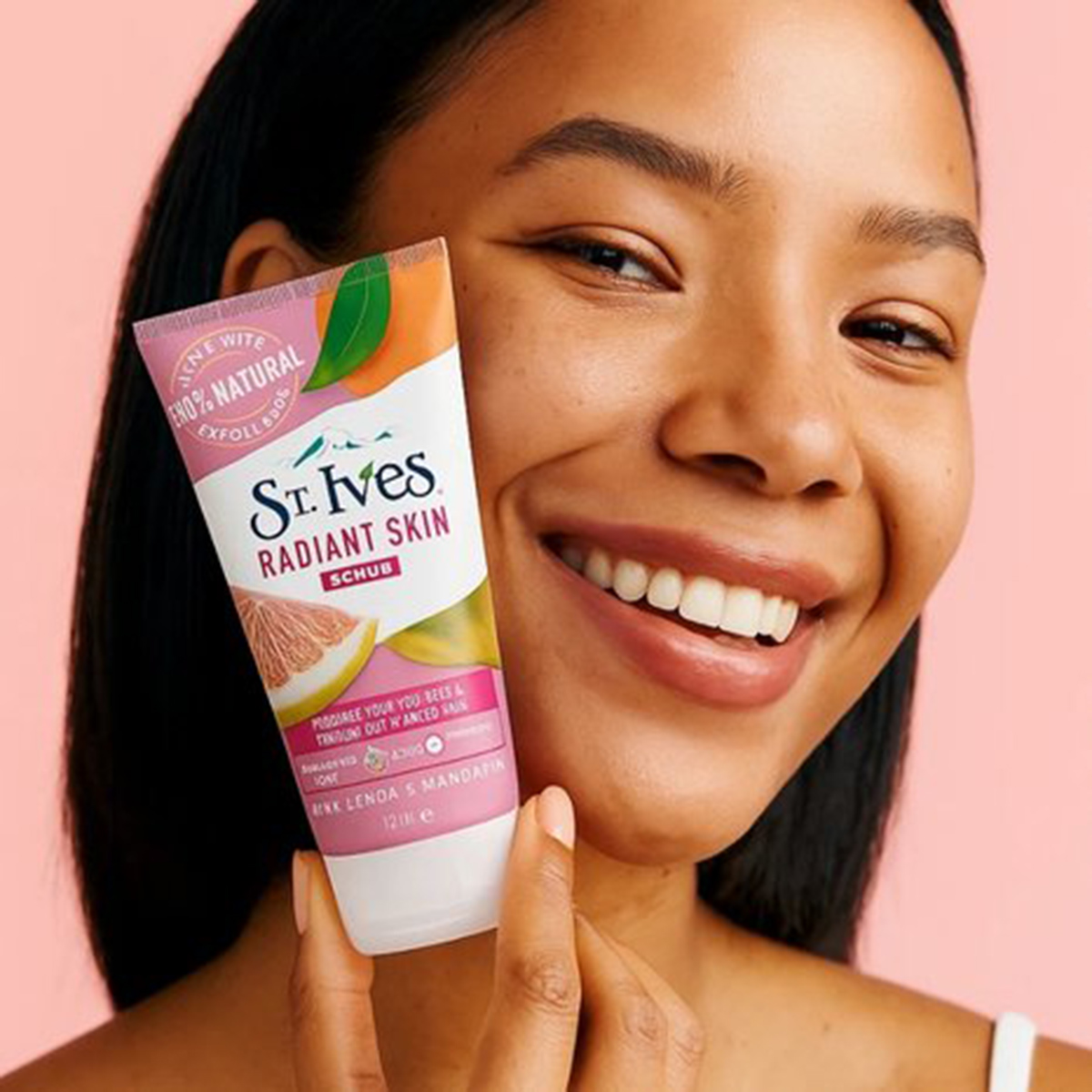 St. Ives Radiant Skin Pink Lemon & Mandarin Orange Face Scrub – Brightening Exfoliatory - Image 4
