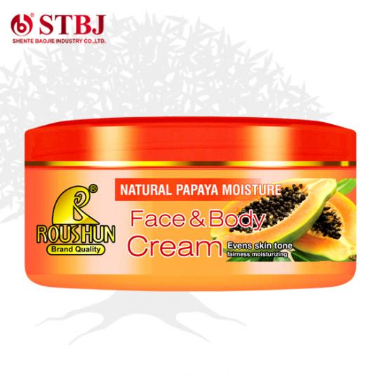ROUSHUN Natural Papaya Moisture Face & Body Cream – 200g