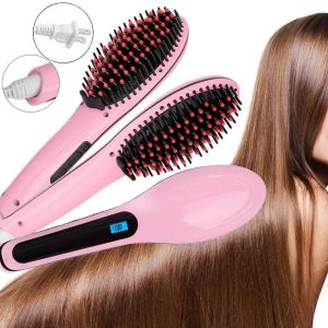 Fast Hair Straightening Brush (2 in 1) – Model HQT‑906