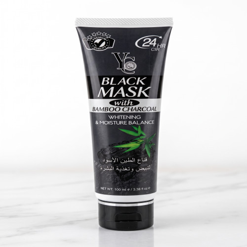 YC Black Mask with Bamboo Charcoal – Whitening & Moisture Balance (100g)