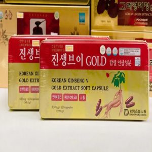 Korean Ginseng Gold Soft Capsule – 120pcs | 830mg