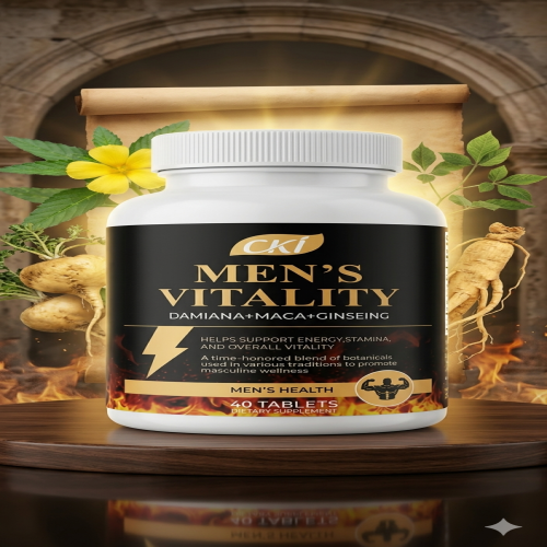 CKI Men’s Vitality – Damiana + Maca + Ginseng | 40 Tablets - Image 3