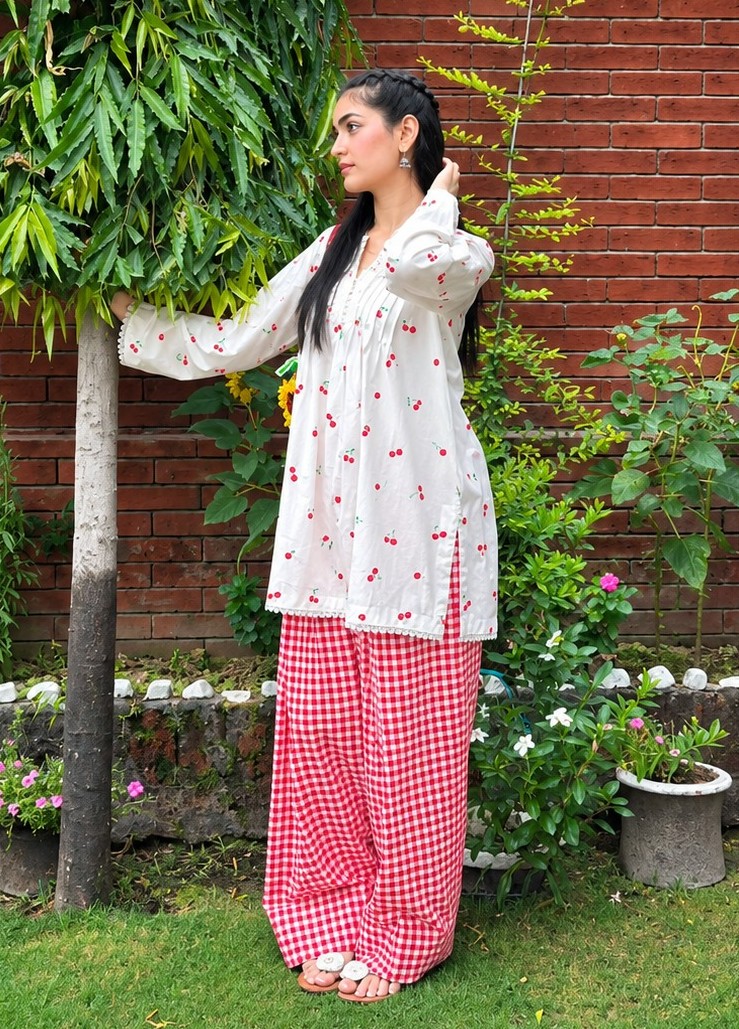 প্রিন্টেড কটন টু পিস - Printed Cotton Two Piece - Image 4
