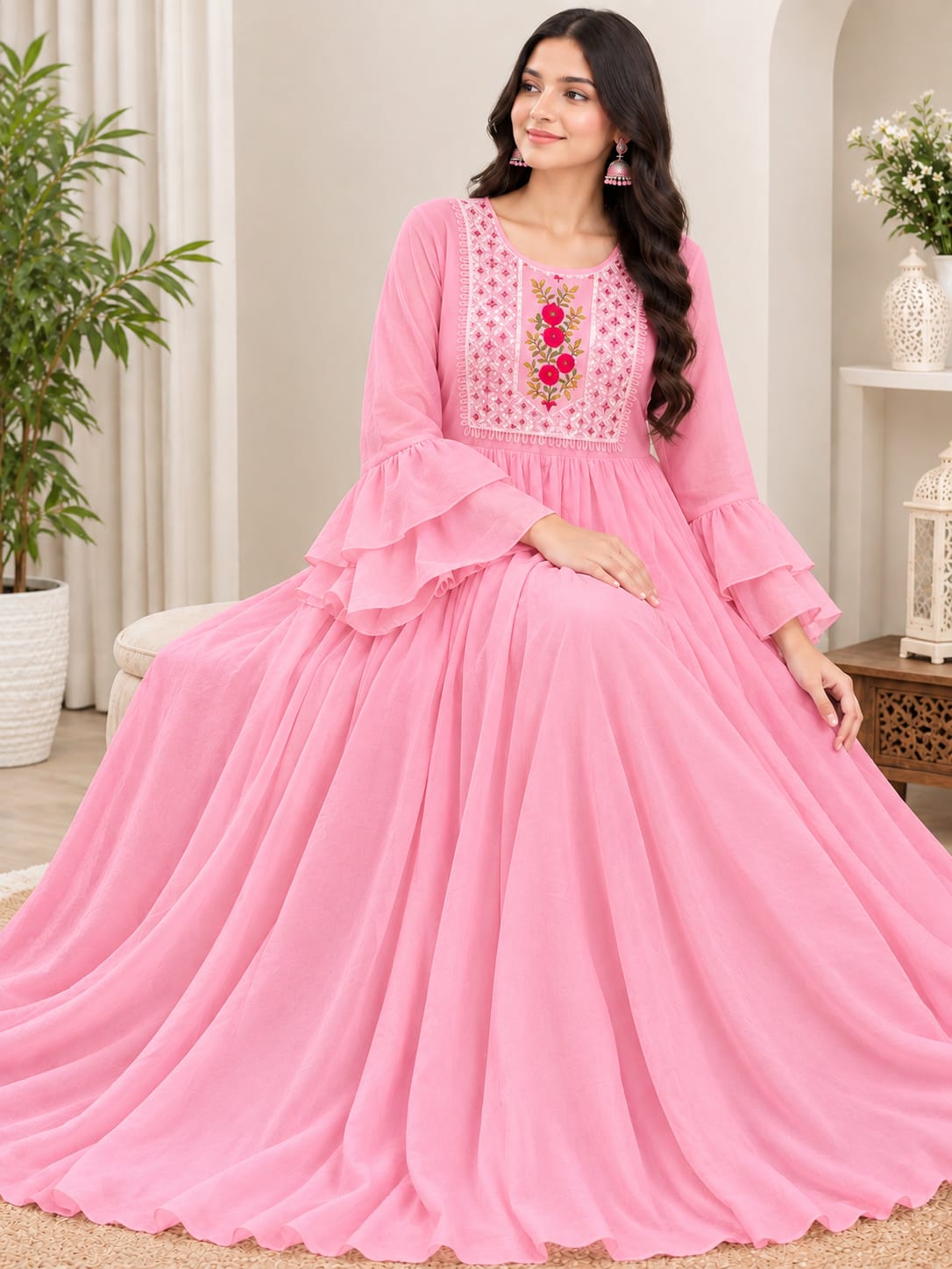 সিকুয়েন্স গাউন ওয়ান পিস - Sequence Gown One Piece