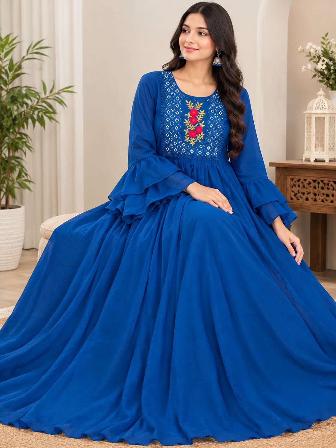 সিকুয়েন্স গাউন ওয়ান পিস - Sequence Gown One Piece - Image 3