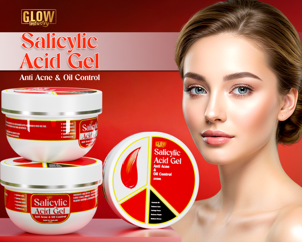 GLOW INDUSTRY Salicylic Acid Soothing Gel 250ml - Image 4