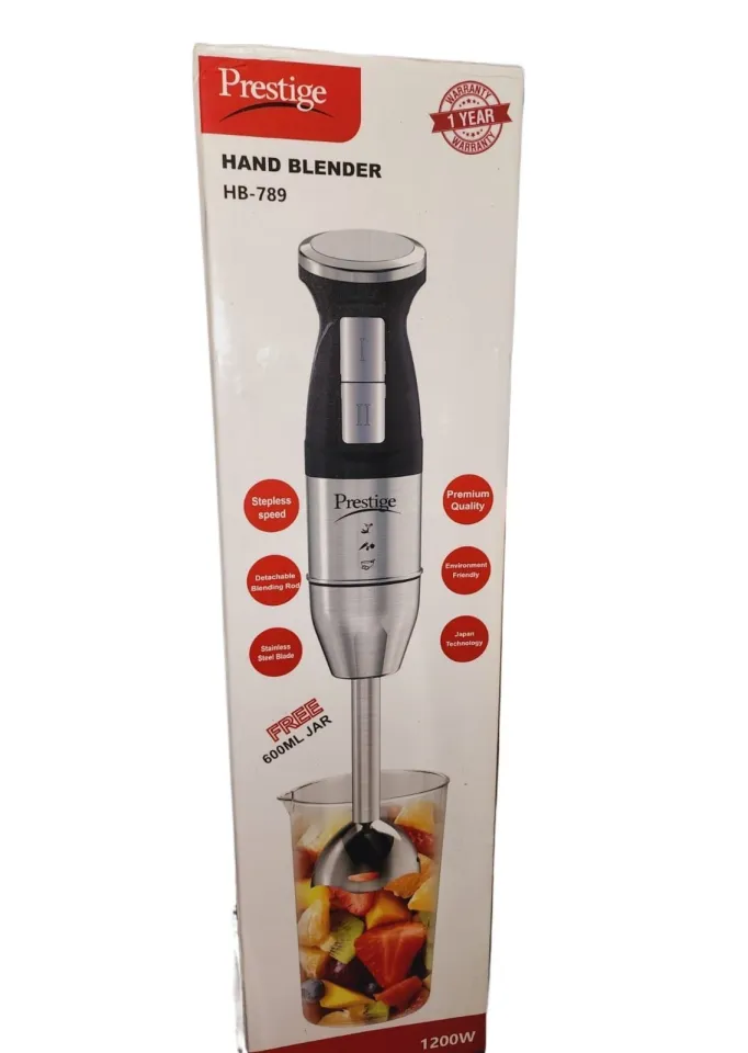 FC Prestige Hand Blender 1200W Heavy Duty Immersion Blender (HB-789) with Free 600ml Jar - Image 3