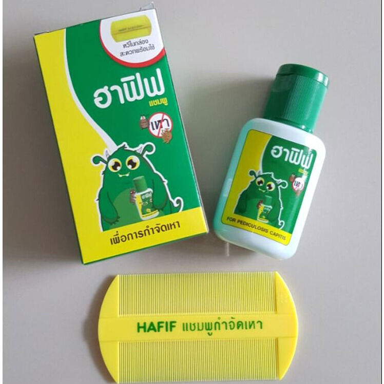 Hafif Anti-Lice Shampoo with Comb for Pediculosis Capitis Treatment - Image 4