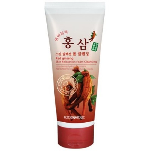 Red Ginseng Skin Relaxation Foam Cleansing – 180ml | Gentle Face Wash - Image 2