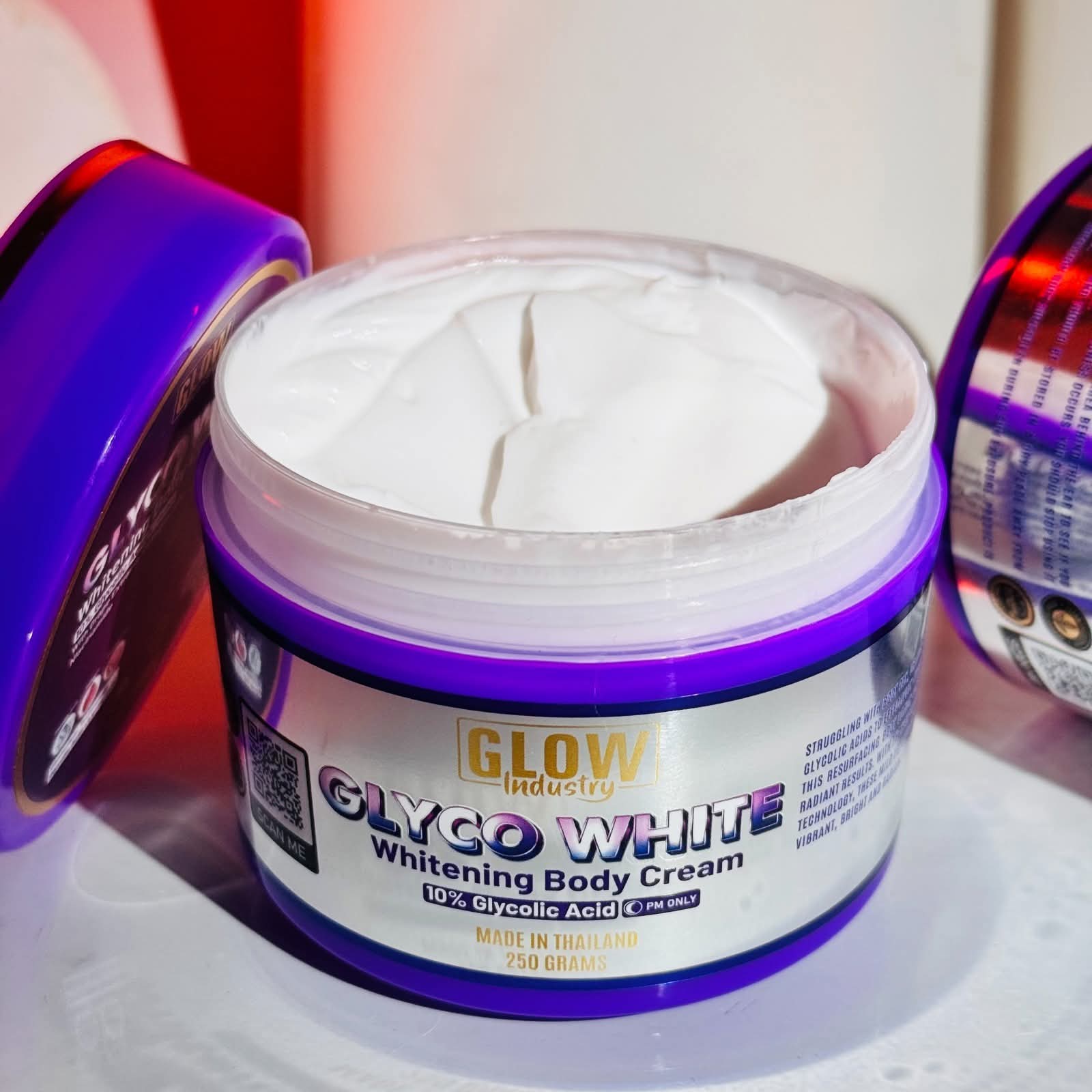 Glow Industry Glyco White Body Cream (250g) - Image 3