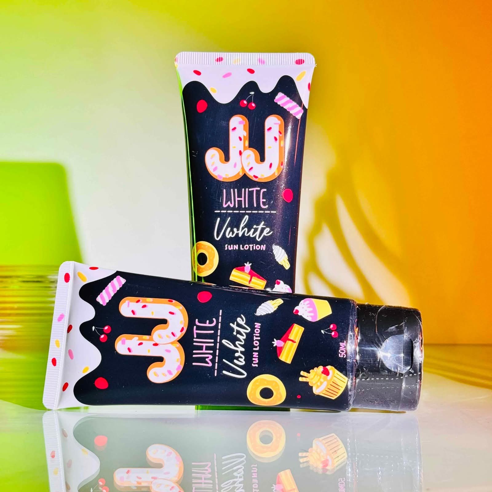 JJ White Vwhite Sun Lotion SPF 50 PA+++ (50ml) - Image 2