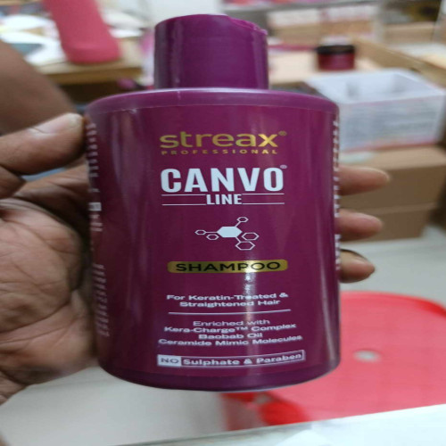 Streax Professional Canvo Line Hair Shampoo – 300ml | Deep Hydration & Damage Repair - Image 2