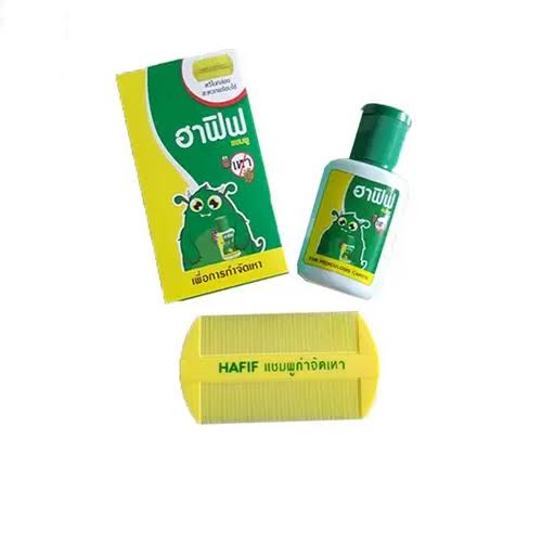 Hafif Anti-Lice Shampoo with Comb for Pediculosis Capitis Treatment - Image 2