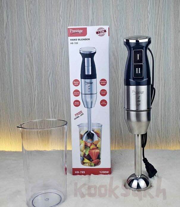 FC Prestige Hand Blender 1200W Heavy Duty Immersion Blender (HB-789) with Free 600ml Jar