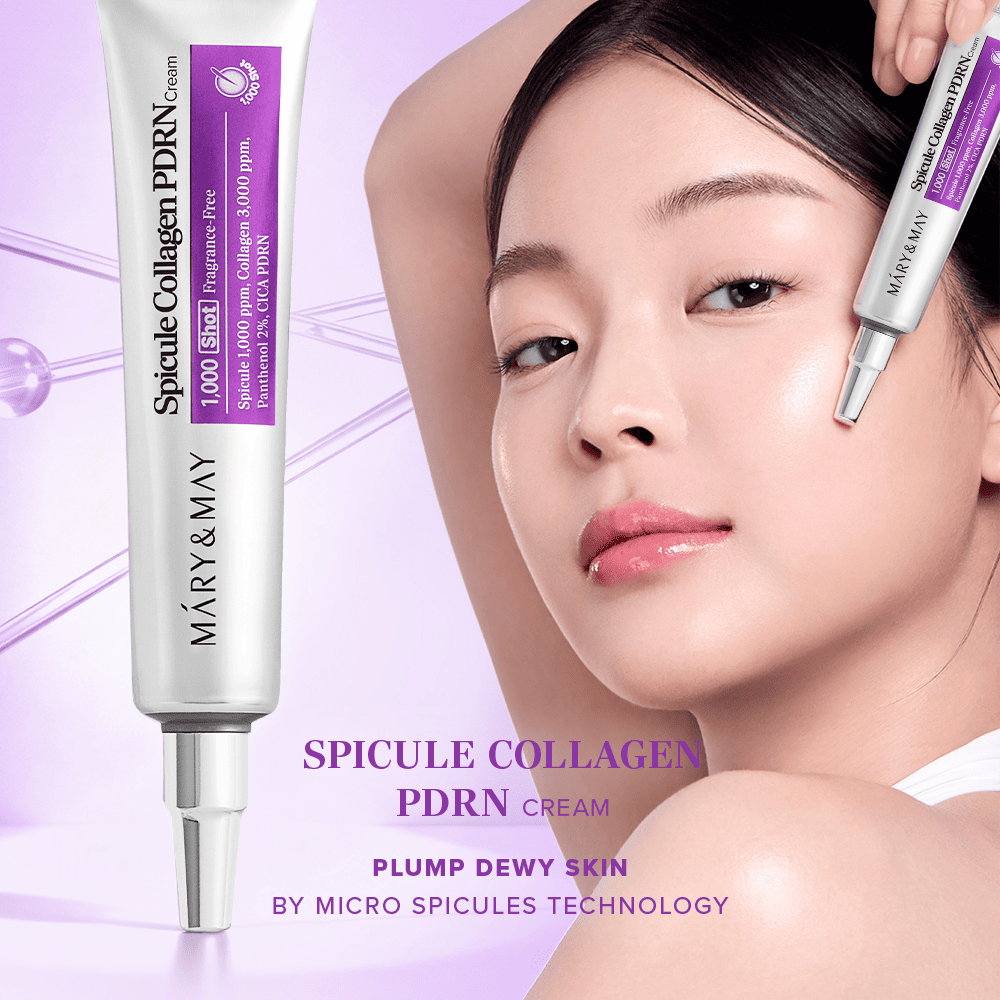 MARY & MAY Spicule Collagen PDRN Cream – 1,000 Shot (15g) - Image 2