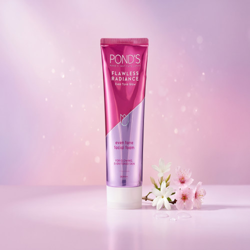 Pond's Flawless Radiance Even Tone Facial Foam (100g) - Image 4