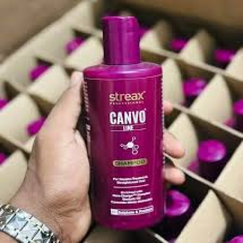 Streax Professional Canvo Line Hair Shampoo – 300ml | Deep Hydration & Damage Repair