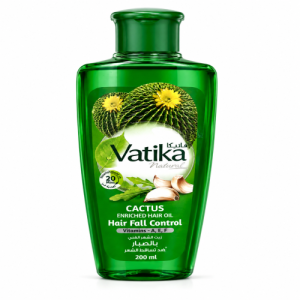 Vatika Cactus Enriched Hair Oil – 200ml | Hair Fall Control