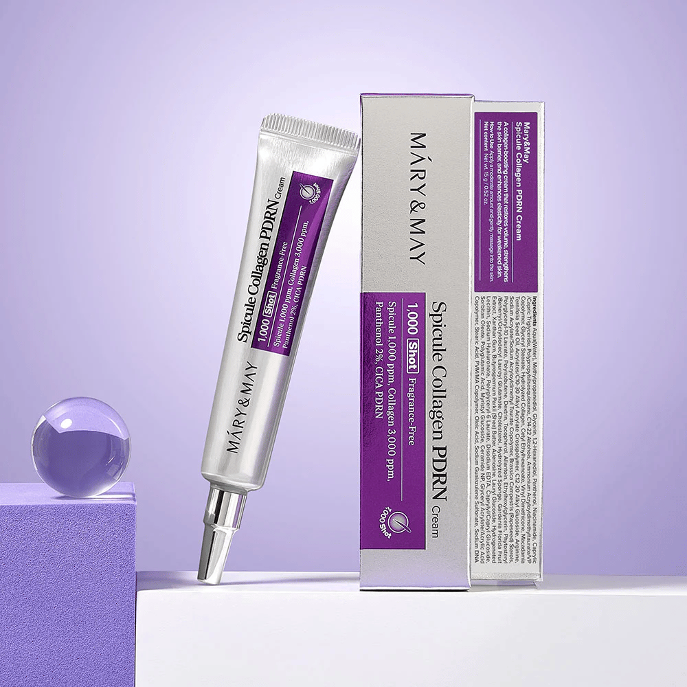 MARY & MAY Spicule Collagen PDRN Cream – 1,000 Shot (15g) - Image 3