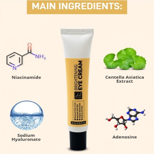 HB Factory Brightening Eye Cream 25ml – Niacinamide & Collagen - Image 2