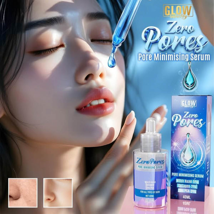 Glow Industry Zero Pores Serum (40ml) - Thai Pore Tightening & Smoothing Serum - Image 3